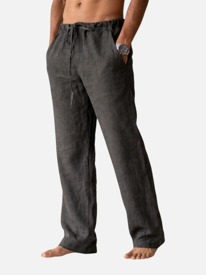 Valentin | Relaxed Wide Leg Pants with Drawstring Waist