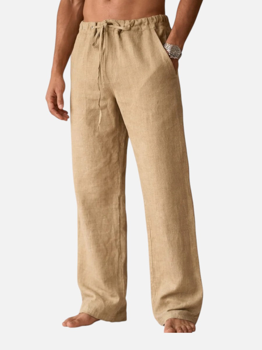 Valentin | Relaxed Wide Leg Pants with Drawstring Waist