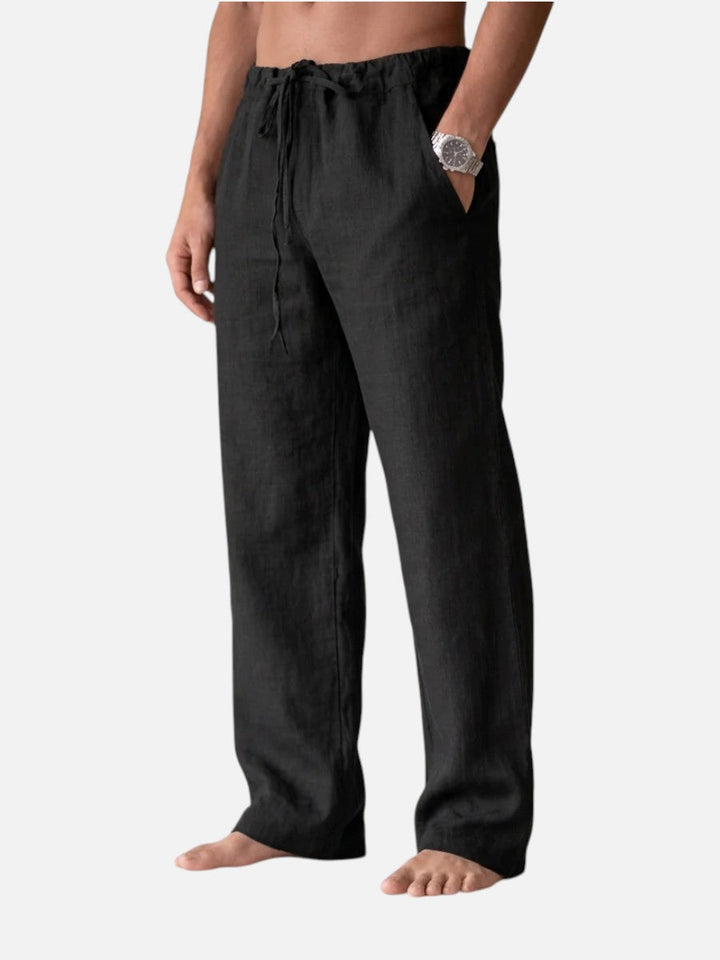 Valentin | Relaxed Wide Leg Pants with Drawstring Waist