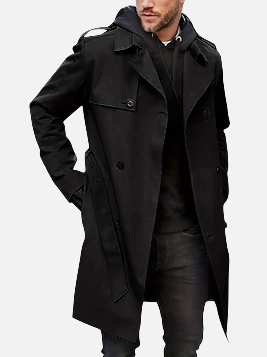 Pascal | Tailored Trench Coat with Double-Breasted Front