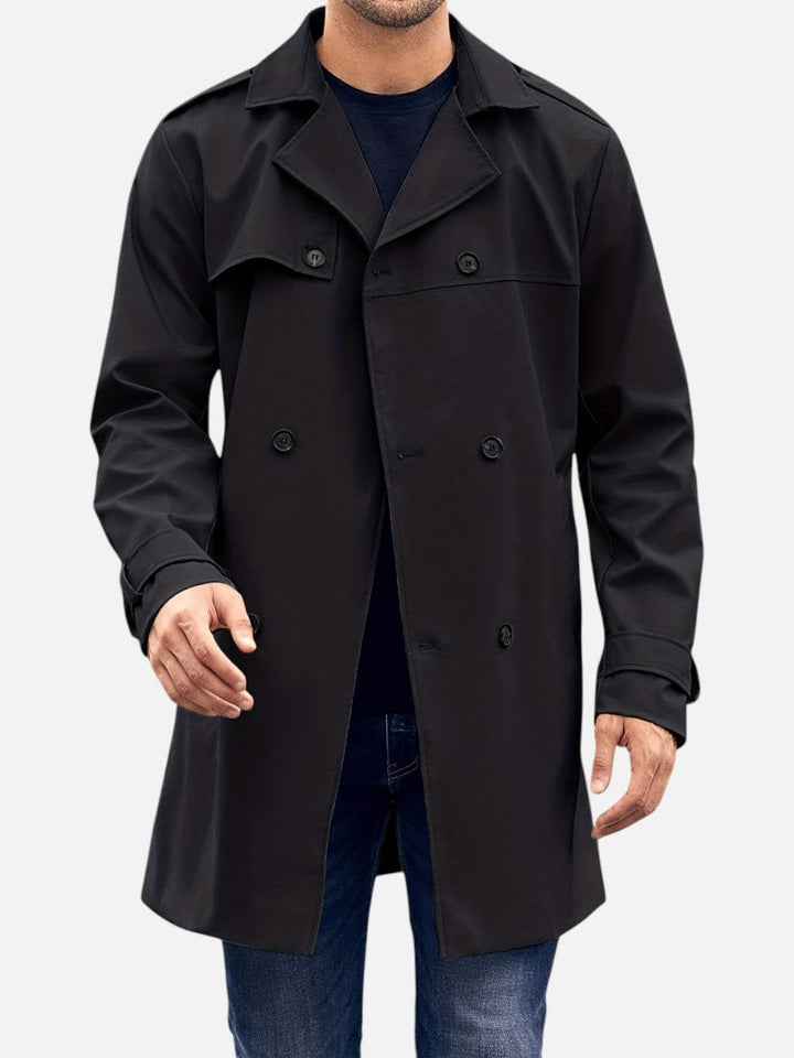 Pascal | Tailored Trench Coat with Double-Breasted Front