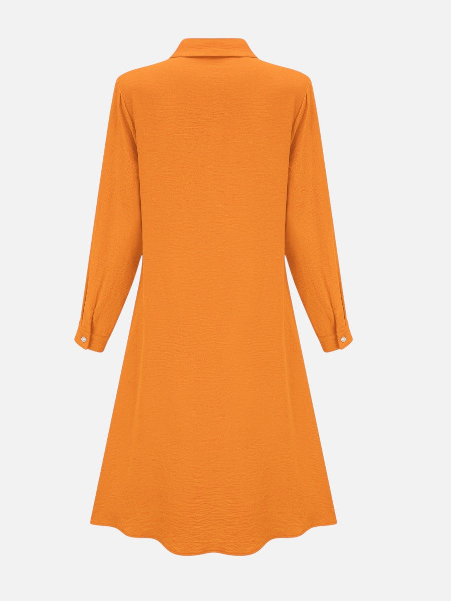 Katarina | Midi Shirt Dress with Button Front