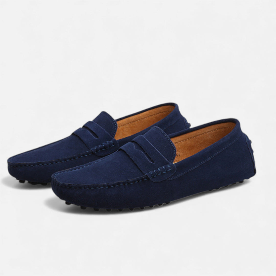 Elliot | Slip-On Loafers with Textured Finish