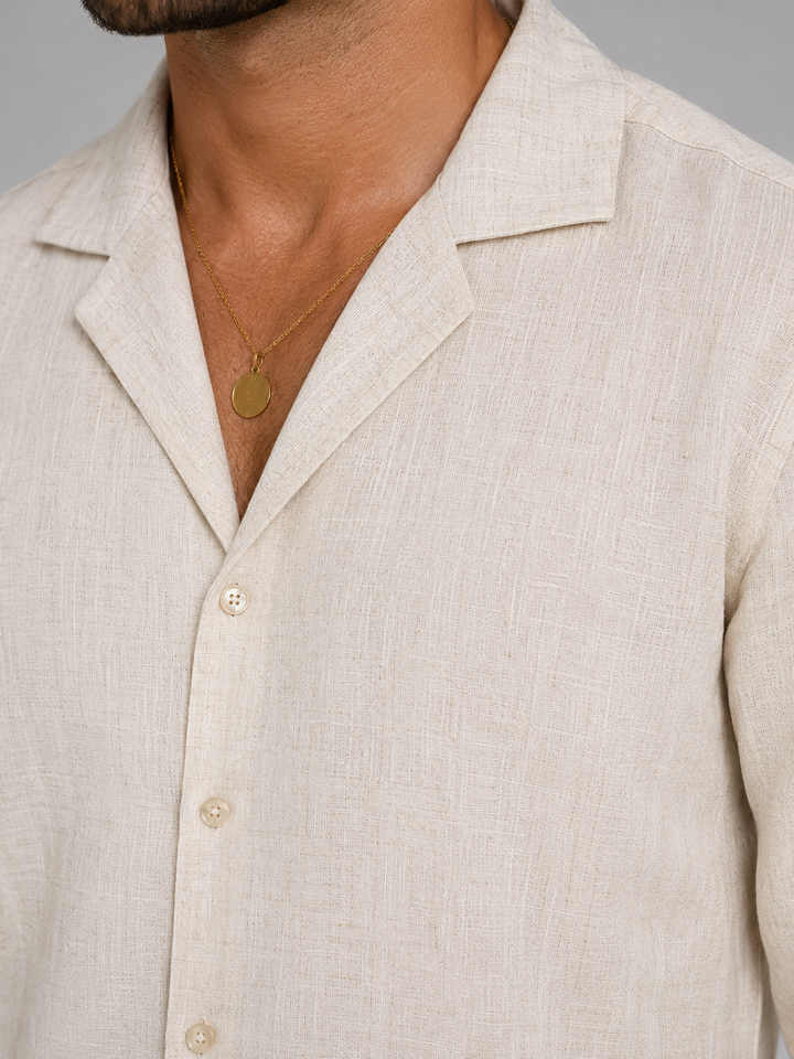 Kieran | Relaxed Shirt and Trouser Set with Drawstring Tailored Fit