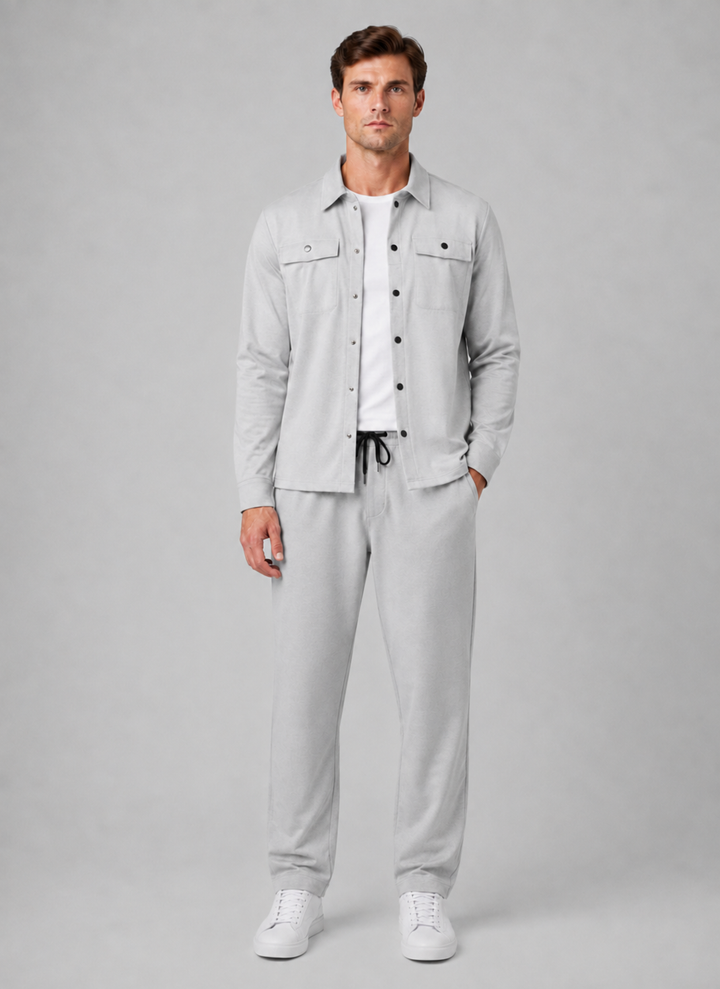 Finnian | Overshirt Set with Drawstring Pants