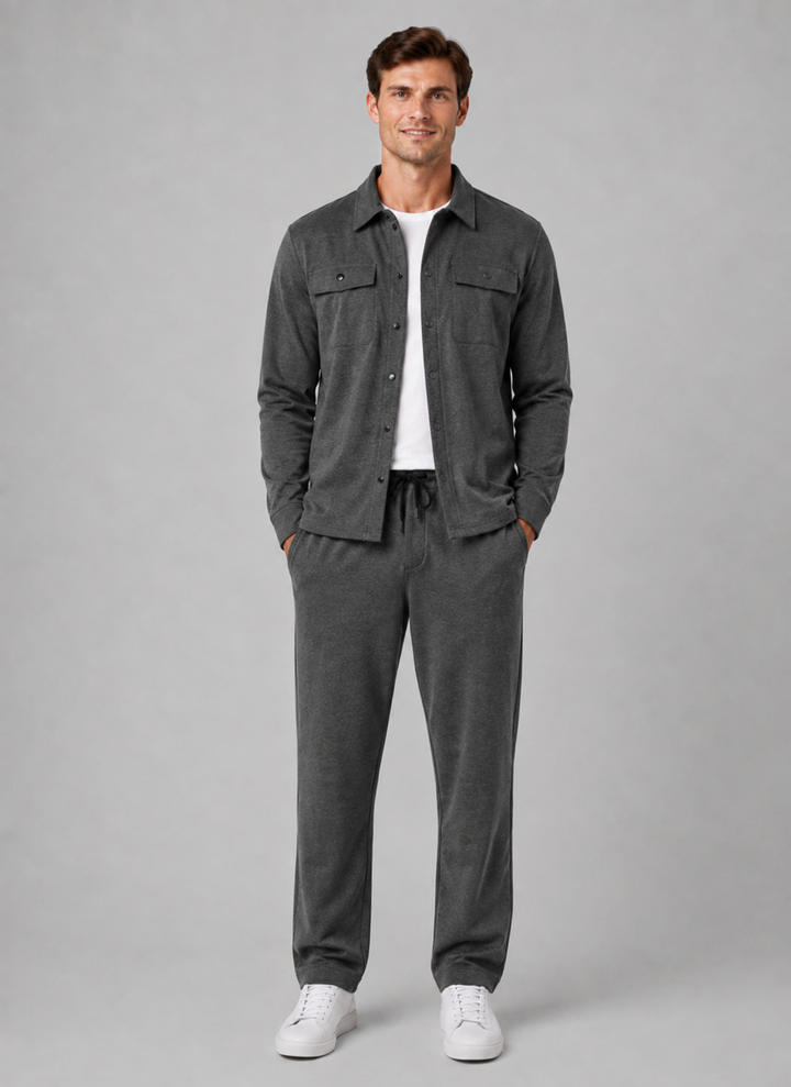 Finnian | Overshirt Set with Drawstring Pants