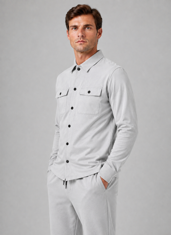 Finnian | Overshirt Set with Drawstring Pants