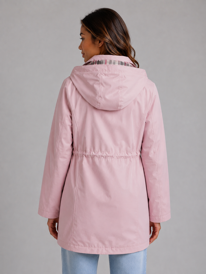 Romilly | Hooded Parka with Drawstring Waist Fit