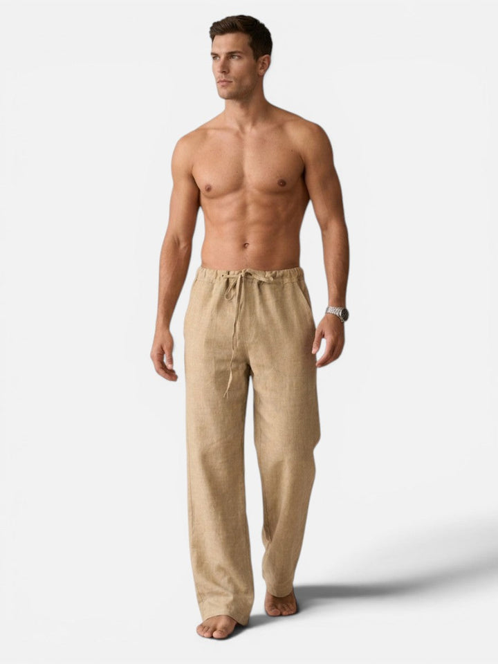 Valentin | Relaxed Wide Leg Pants with Drawstring Waist
