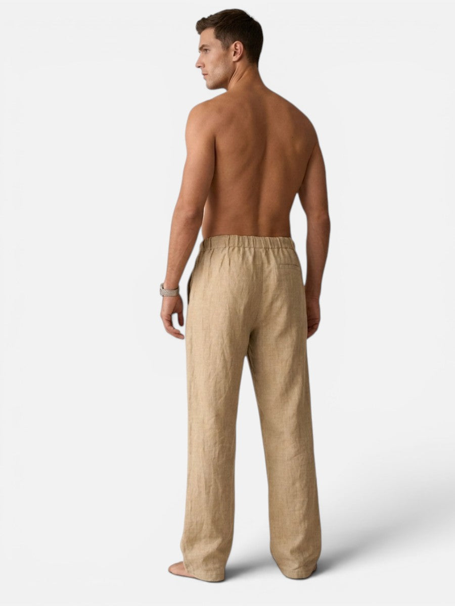 Valentin | Relaxed Wide Leg Pants with Drawstring Waist