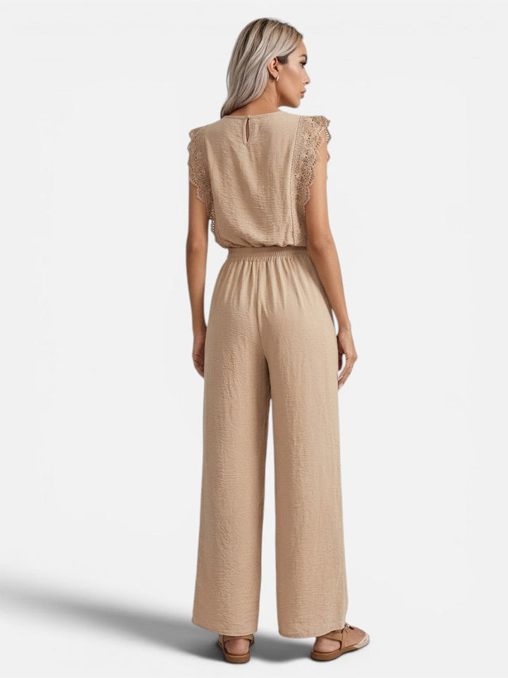Arabella | Two Piece Outfit Set with Relaxed Top and Wide Leg Pants