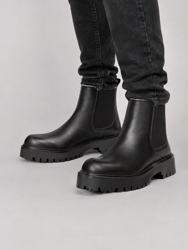 Emmett | Chunky Chelsea Boots with Lug Grip