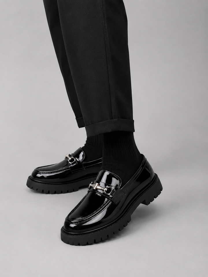 Ronan | Chunky Sole Loafers with Slip-Ons