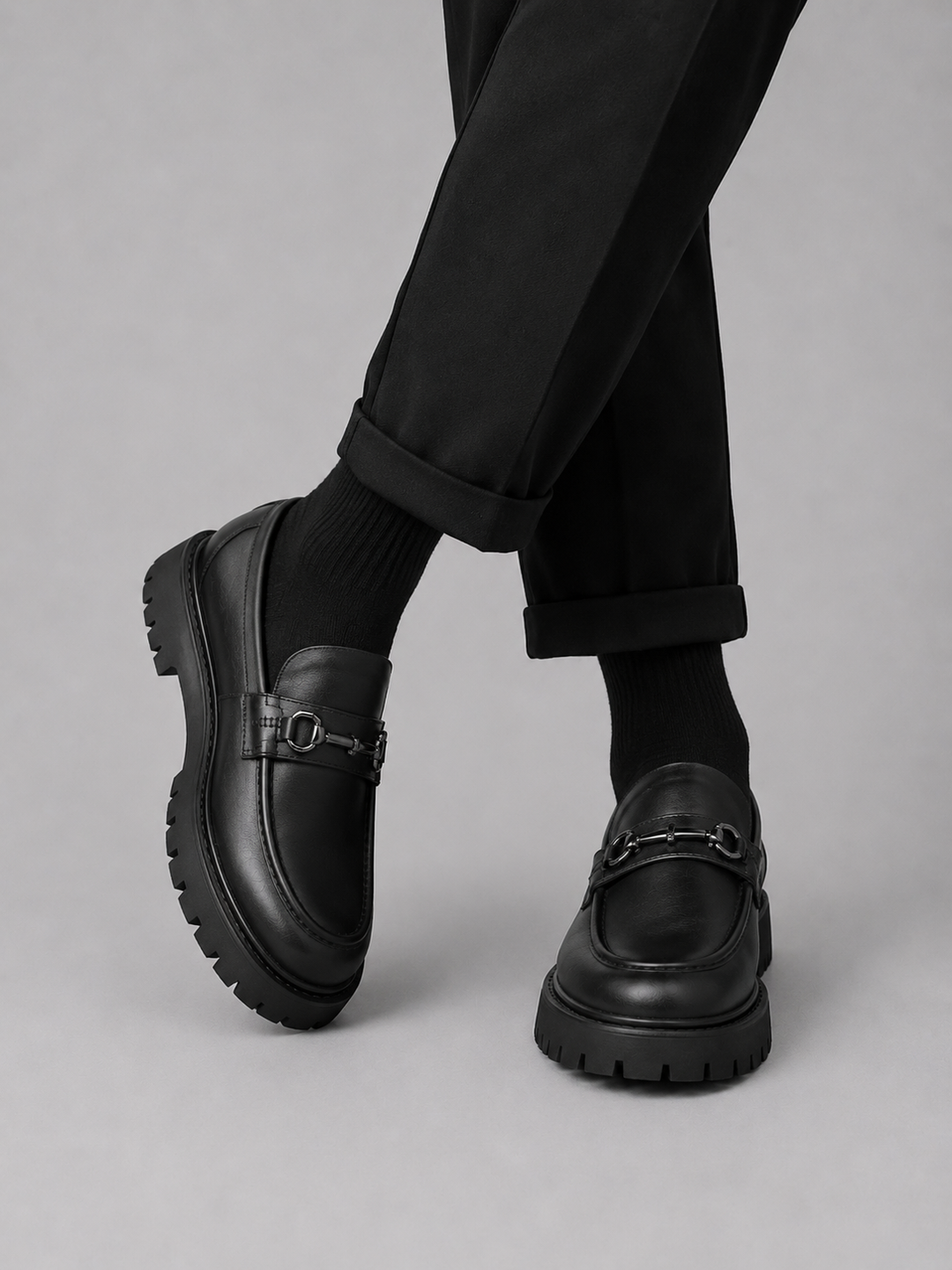 Ronan | Chunky Sole Loafers with Slip-Ons