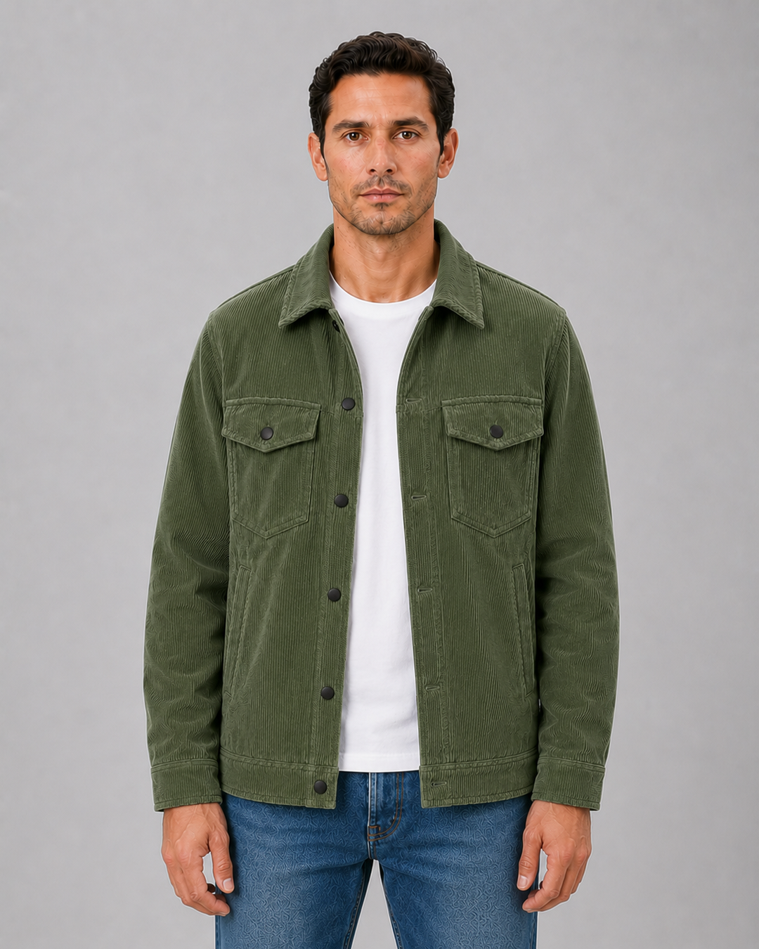 Tristan | Relaxed Overshirt with Snap Button Front
