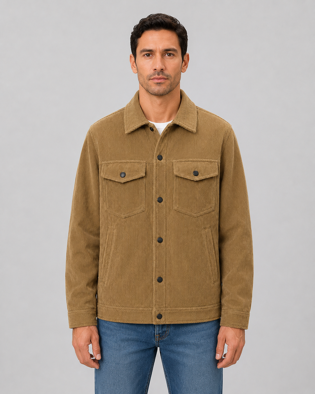 Tristan | Relaxed Overshirt with Snap Button Front