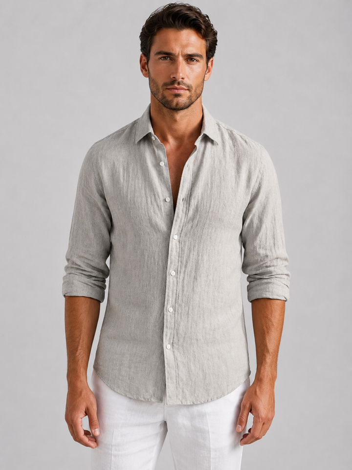 Ronan | Blue Button Shirt