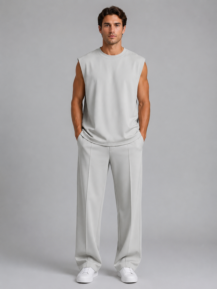 Ivo | Sleeveless Top with Wide Leg Pants