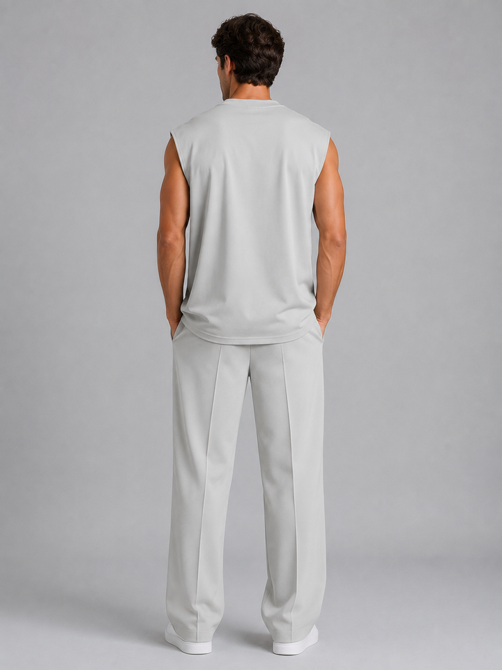 Ivo | Sleeveless Top with Wide Leg Pants