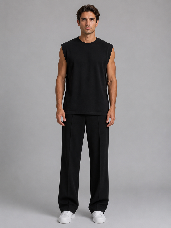 Ivo | Sleeveless Top with Wide Leg Pants