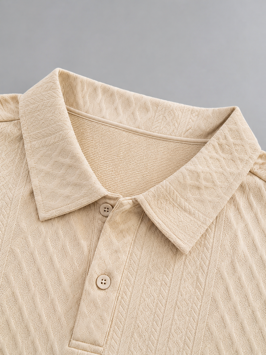 Ambrose | Textured Polo Shirt and Shorts Set