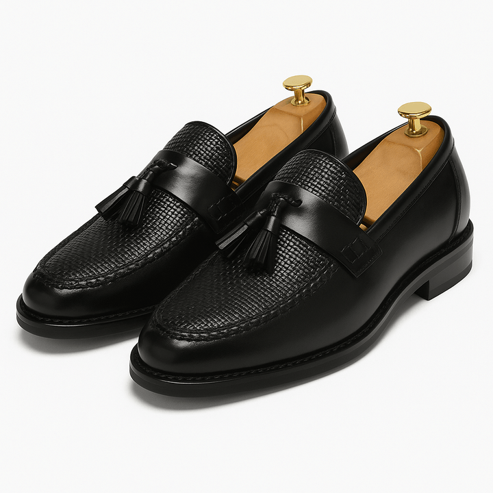Sawyer | Woven Tassel Loafers with Slip-Ons Smart Casual Shoes