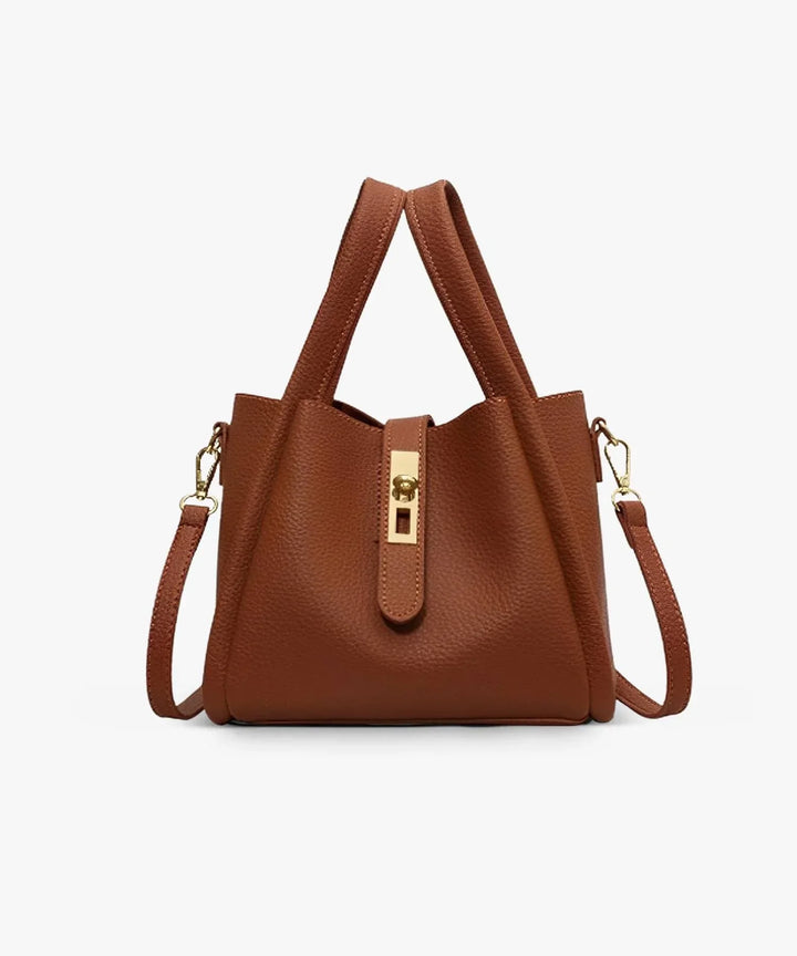 Faustine | Structured Bag with Turn Lock