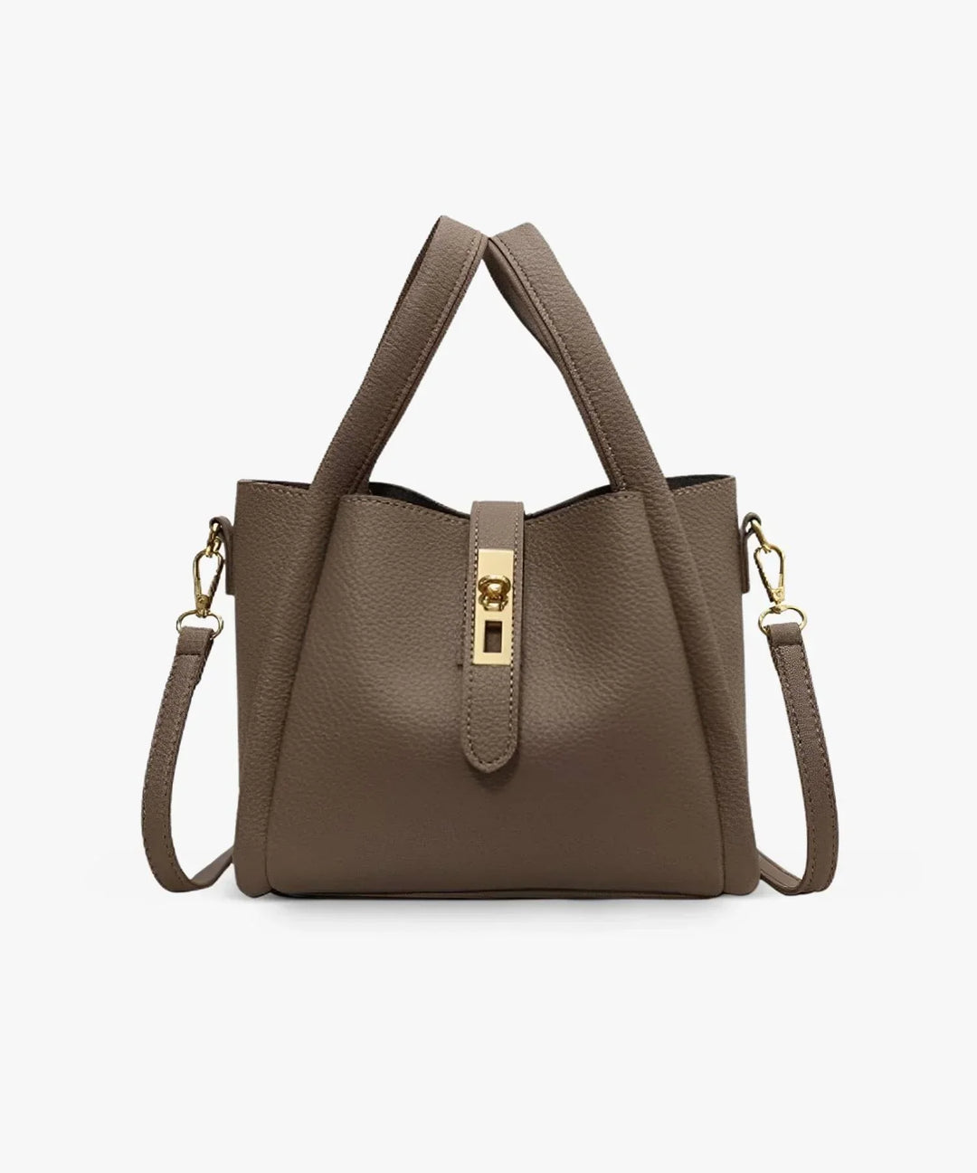 Faustine | Structured Bag with Turn Lock