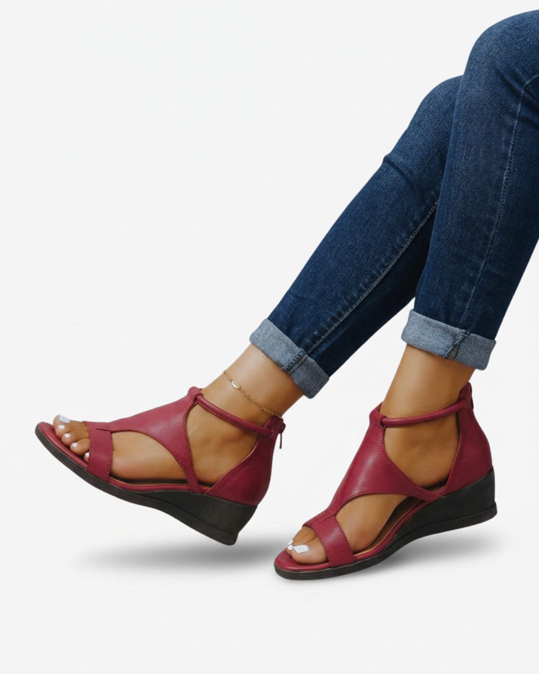 Coralie | Wedge Open Toe Sandals