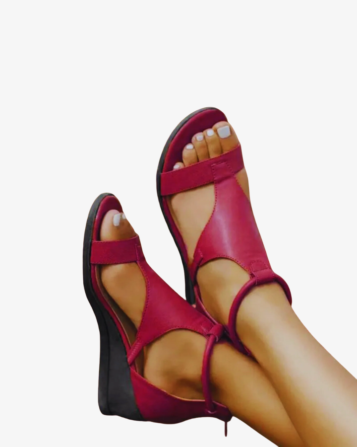 Coralie | Wedge Open Toe Sandals