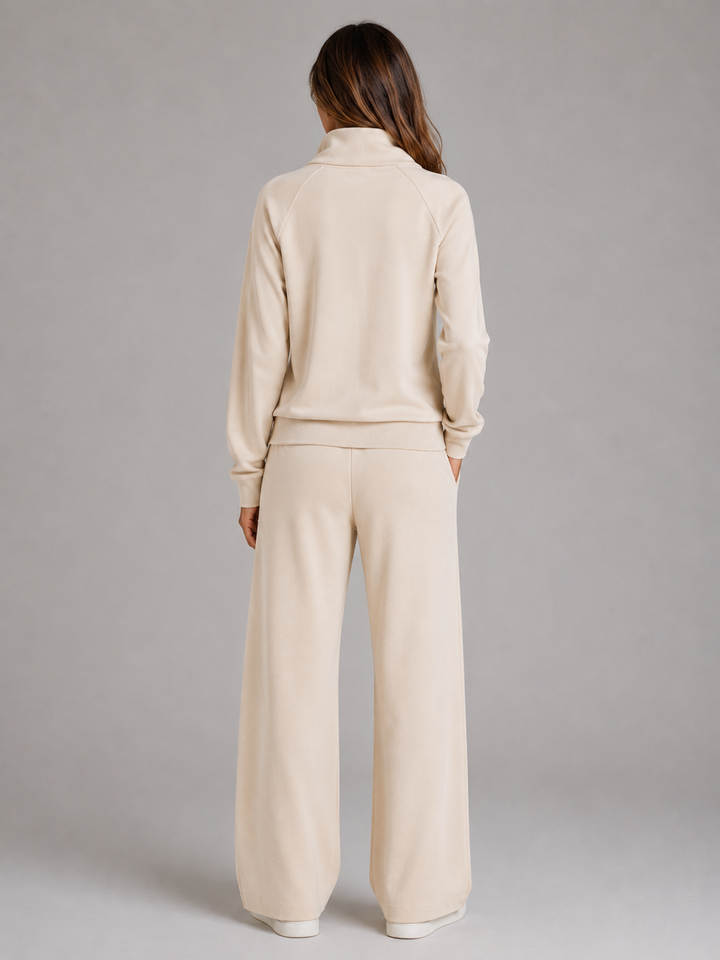Camille | Half Zip Top with Drawstring Pants