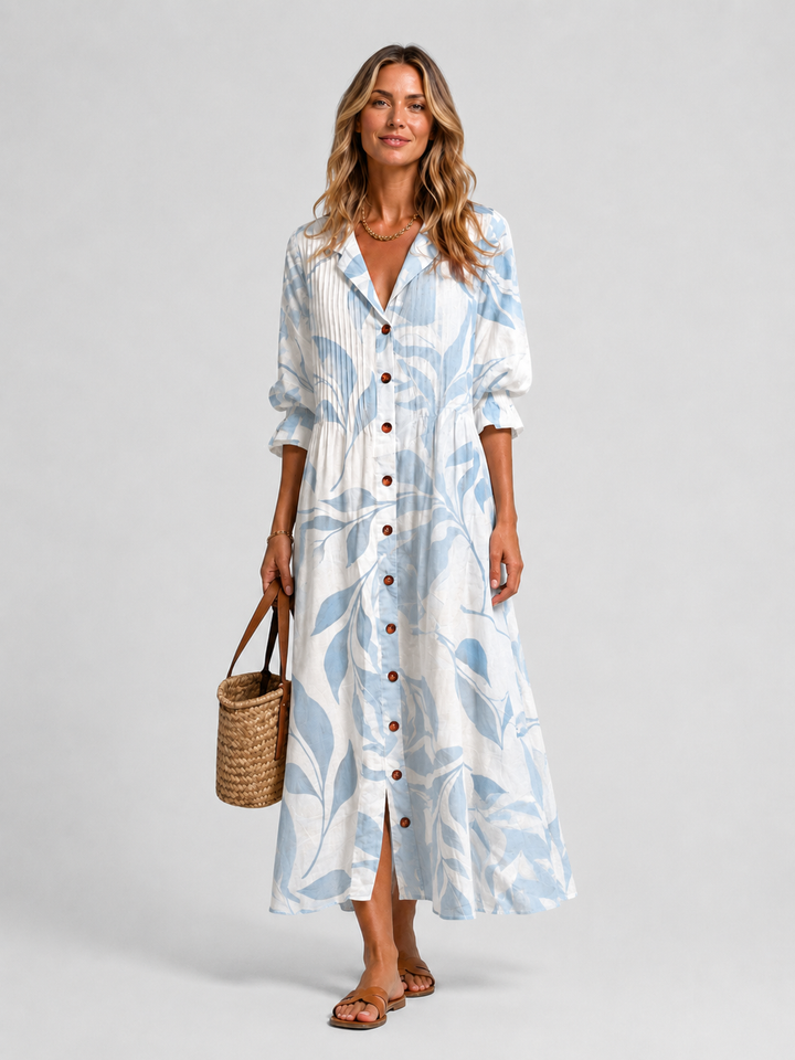Arabella | Printed Shirt Dress