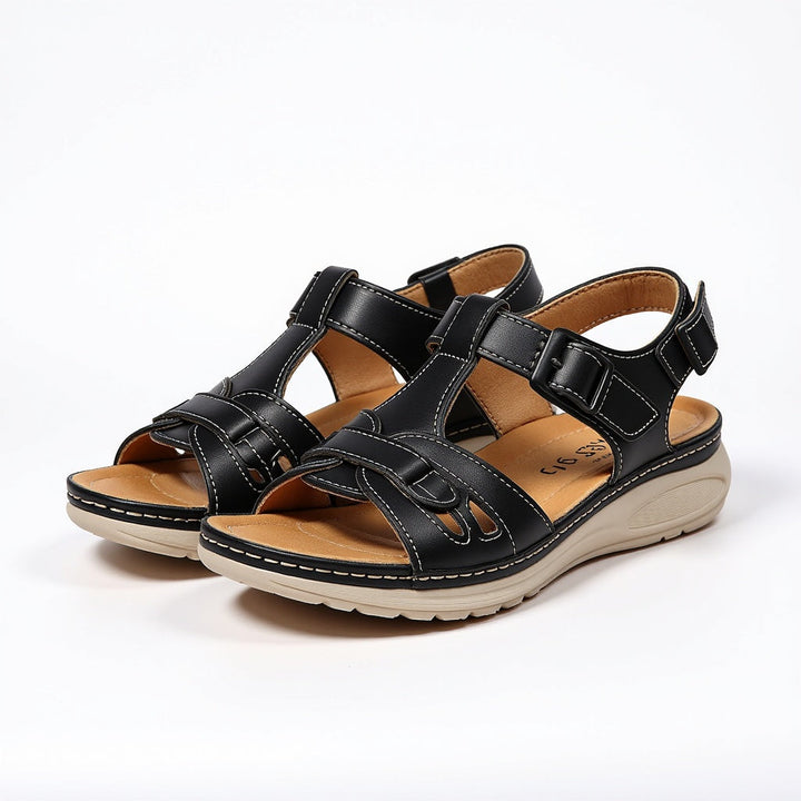 Eleonore | Cushioned Sandals with Adjustable Strap Fit