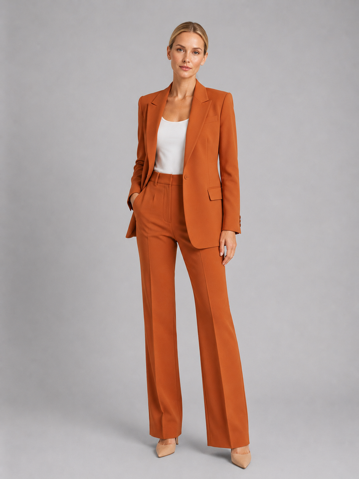 Tiphaine | Tailored Blazer with High-Waist Trouser Fit