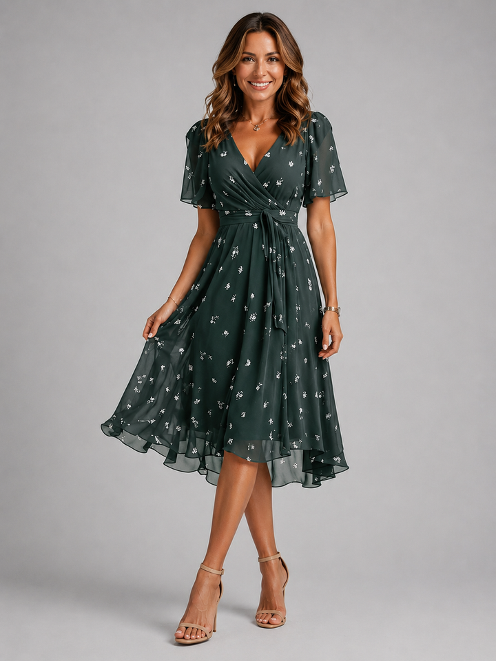 Colette | Print Midi Dress
