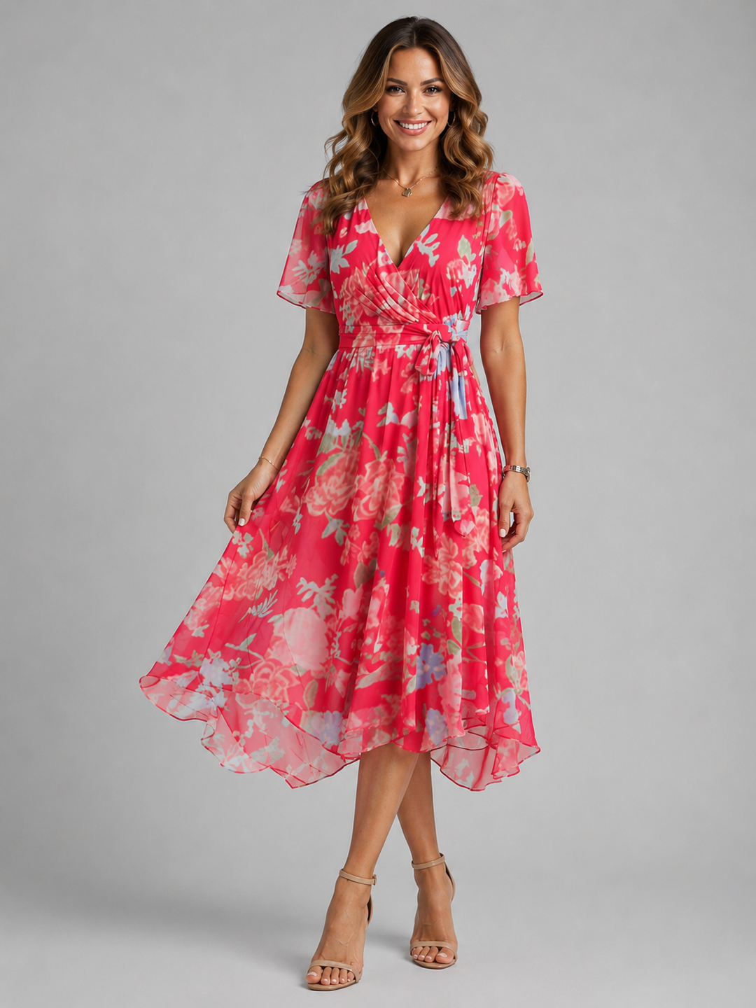 Colette | Print Midi Dress