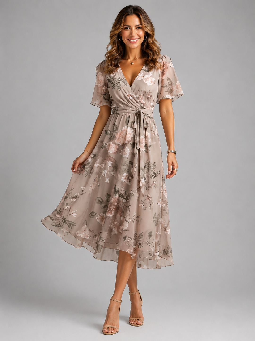 Colette | Print Midi Dress