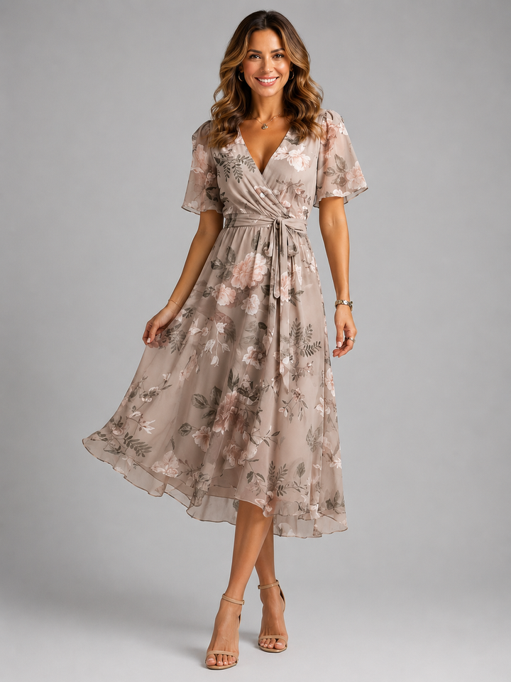 Colette | Print Midi Dress