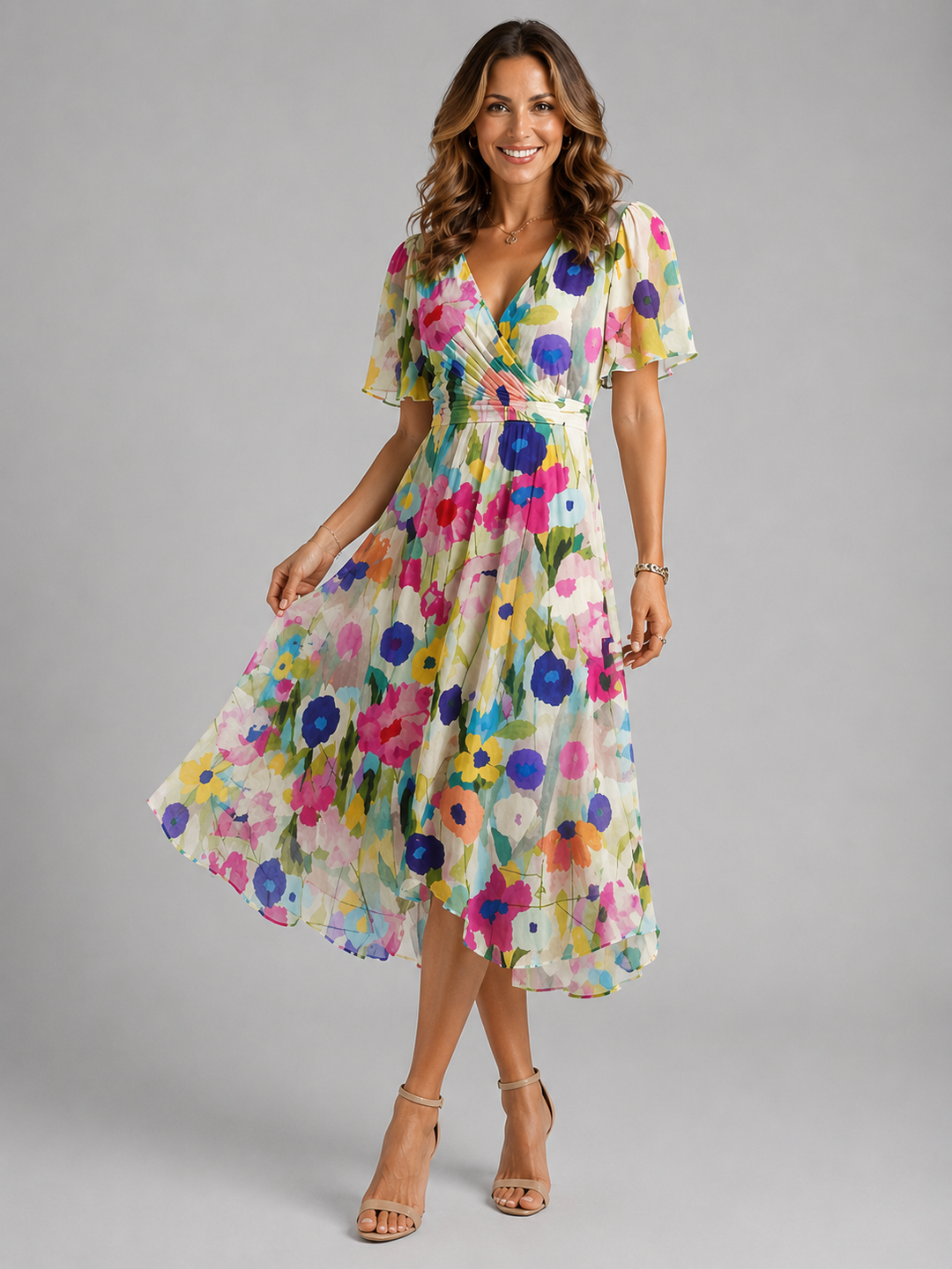 Colette | Print Midi Dress