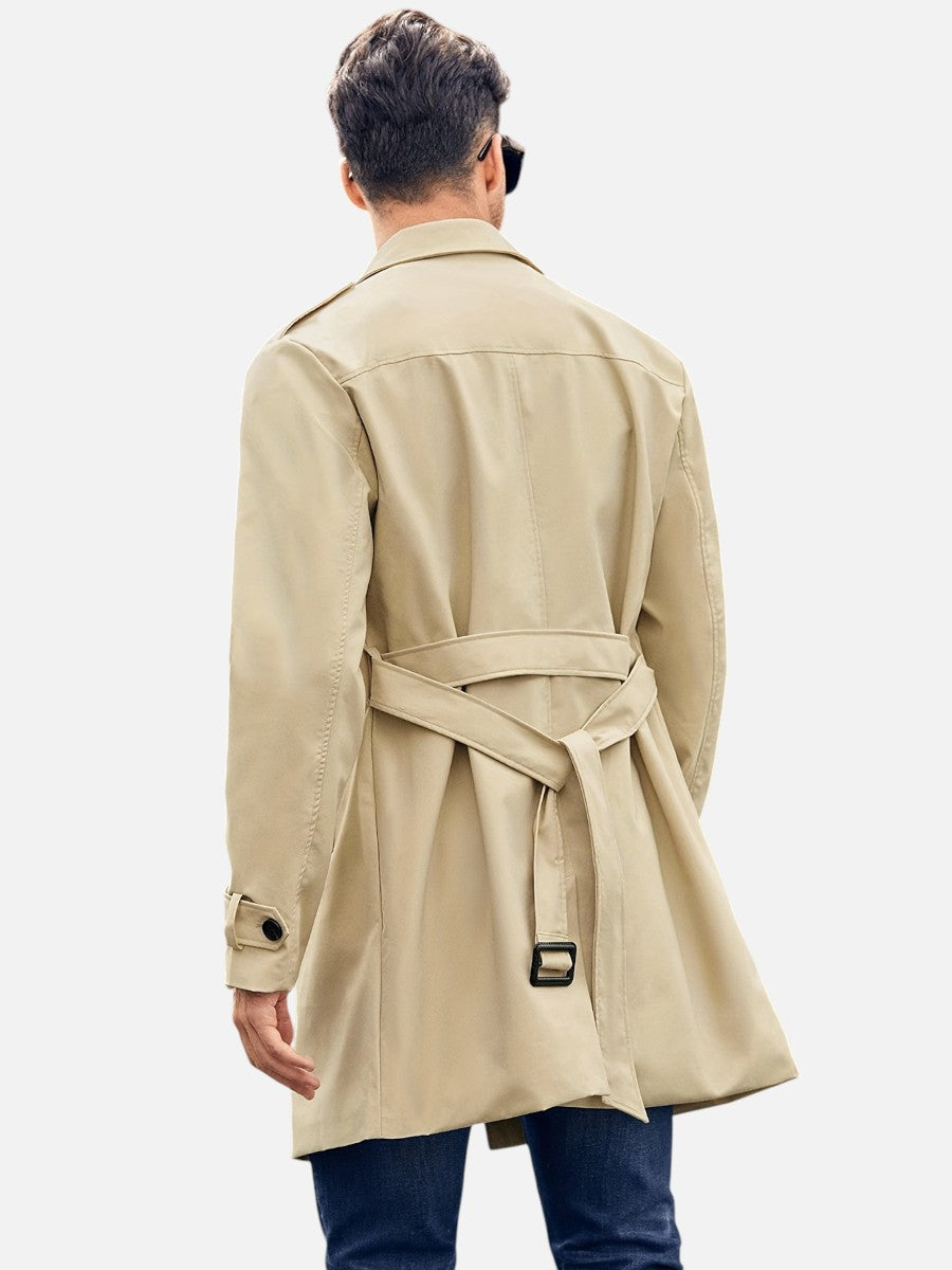 Pascal | Tailored Trench Coat with Double-Breasted Front