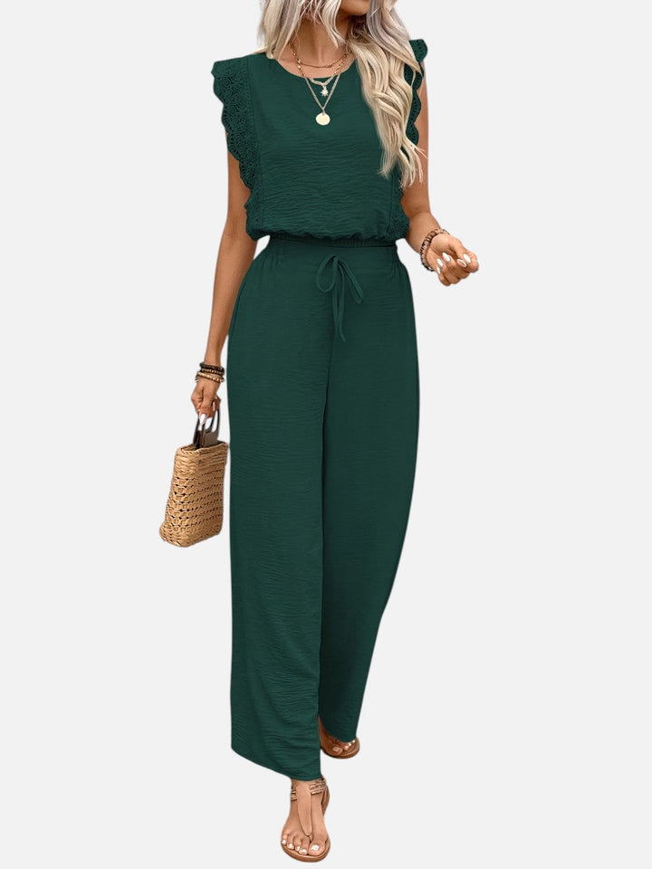 Arabella | Two Piece Outfit Set with Relaxed Top and Wide Leg Pants
