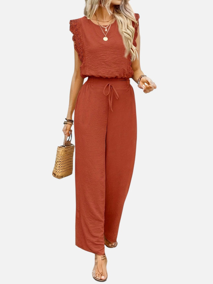 Arabella | Two Piece Outfit Set with Relaxed Top and Wide Leg Pants