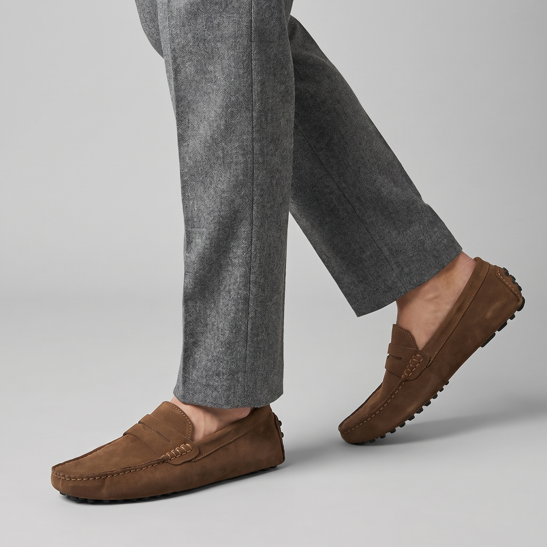 Elliot | Slip-On Loafers with Textured Finish