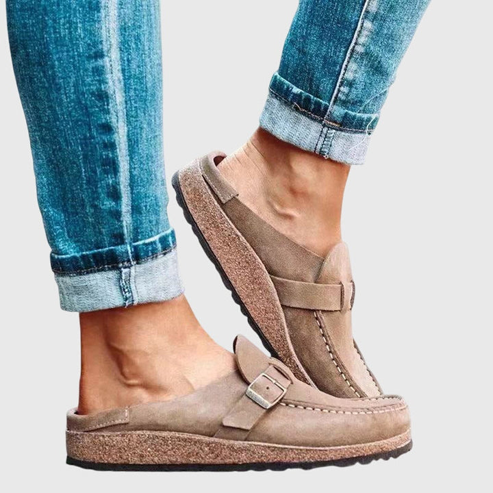 Camilla | Casual Clogs with Adjustable Buckle Detail