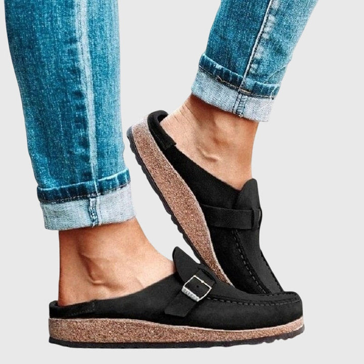 Camilla | Casual Clogs with Adjustable Buckle Detail