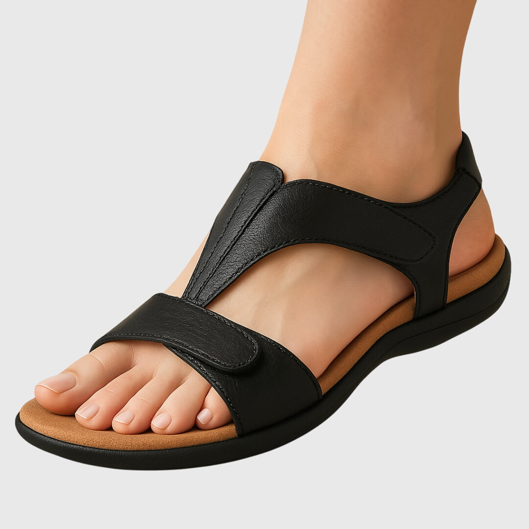 Delia | Arch Support Sandals with Crossover Strap