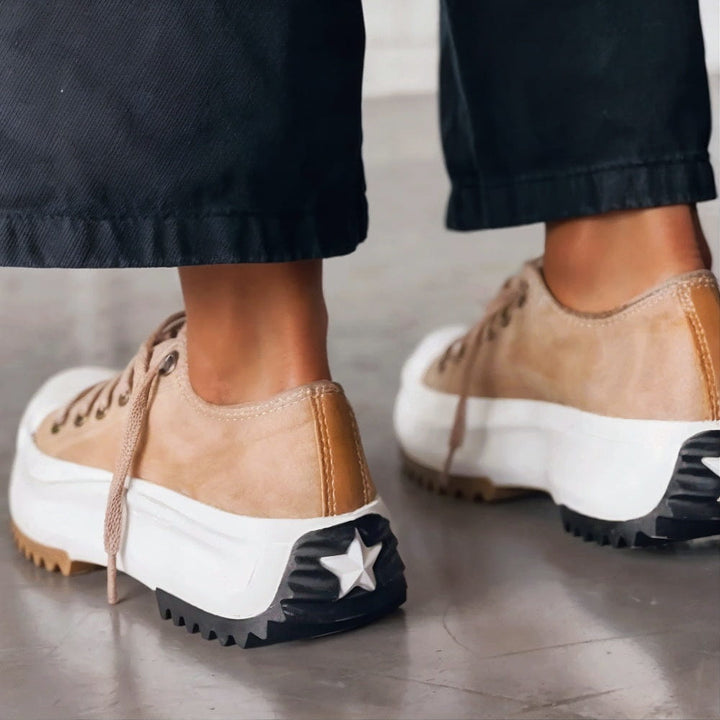 Solene | Platform Trainers with Thick Lug Sole